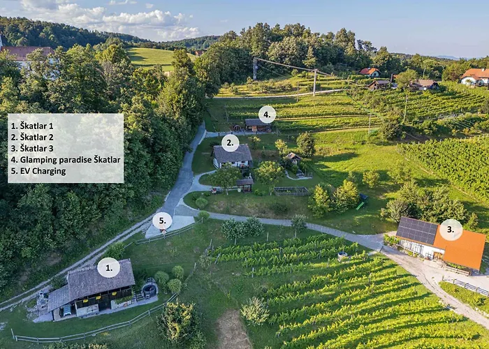 Tiny House - Glamping Paradise Skatlar 45722 Otočec